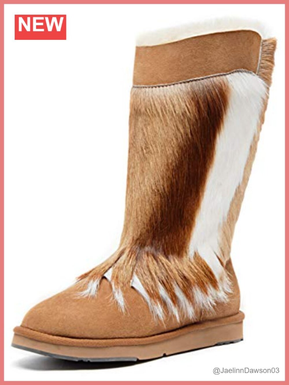 Women's Sheepskin Fur Lined Winter Ankle Boots Pull On
